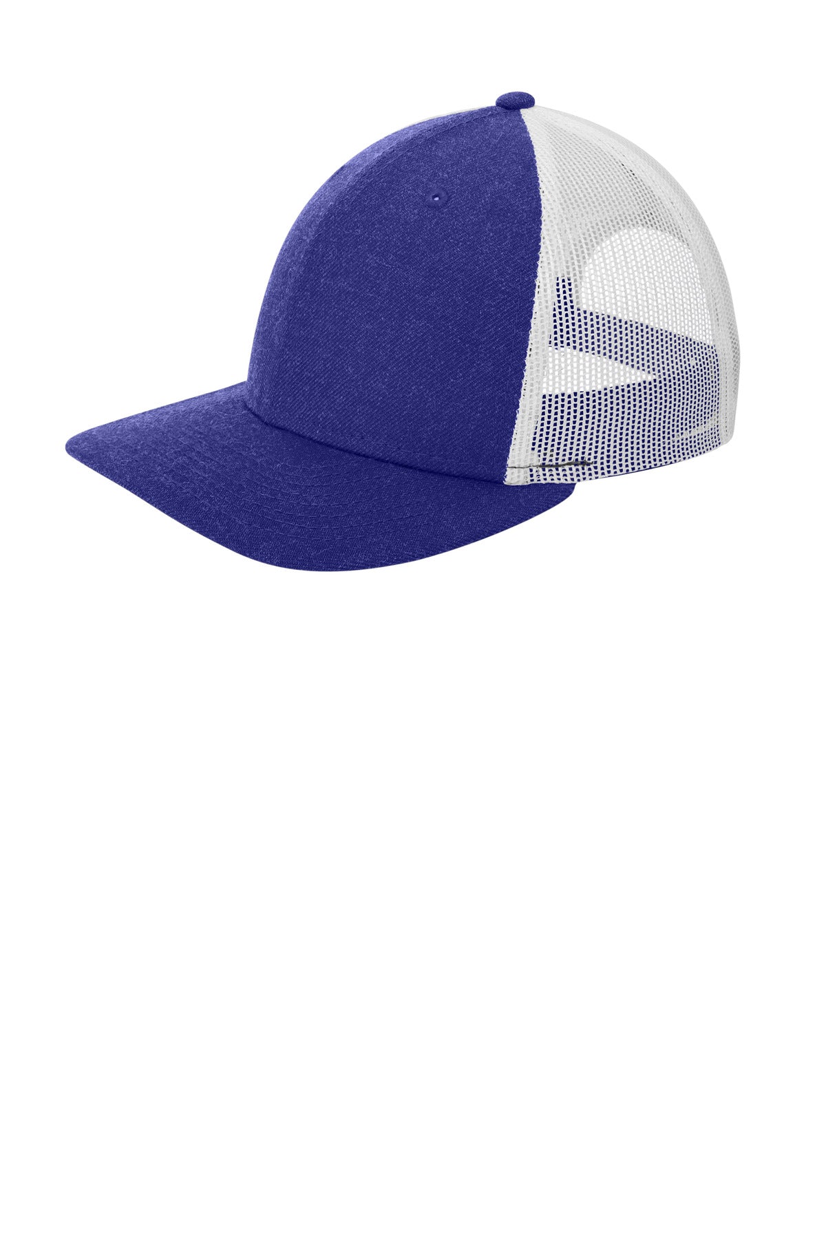 SanMar NE207_heatherroyalwhite_hat_left.jpg