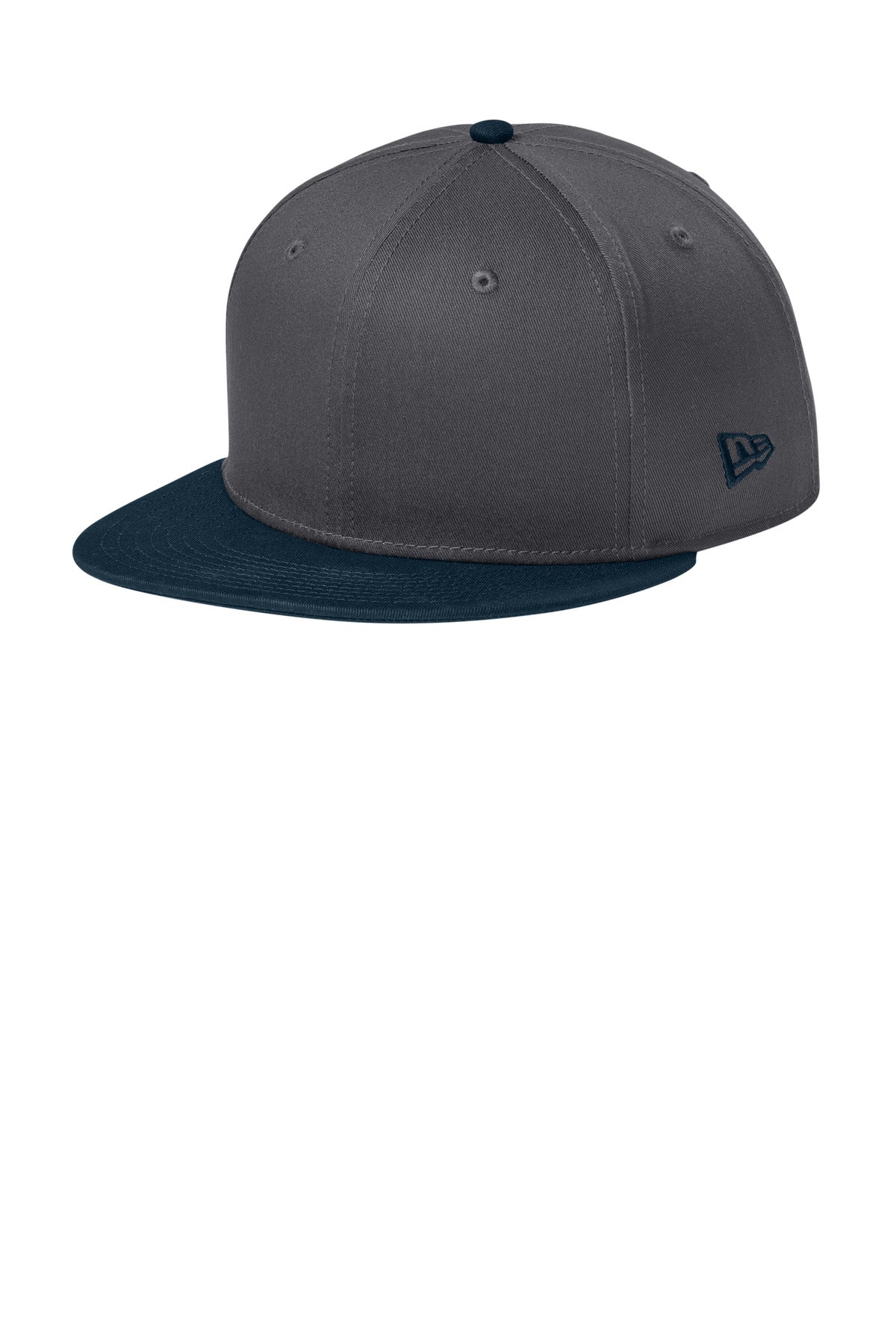 SanMar NE400_flagcharcoaldeepnavy_hat_left.jpg