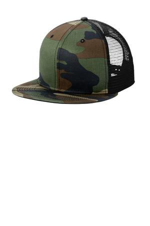 Blk/Blk New Era Standard Fit Snapback Trucker Cap NE4030