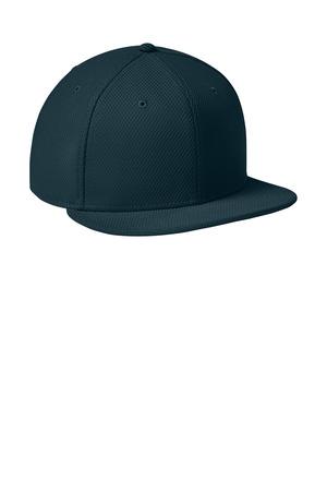 Black New Era Original Fit Diamond Era Flat Bill Snapback Cap. NE404