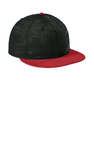 Army/Black Cam New Era Camo Flat Bill Snapback Cap NE407