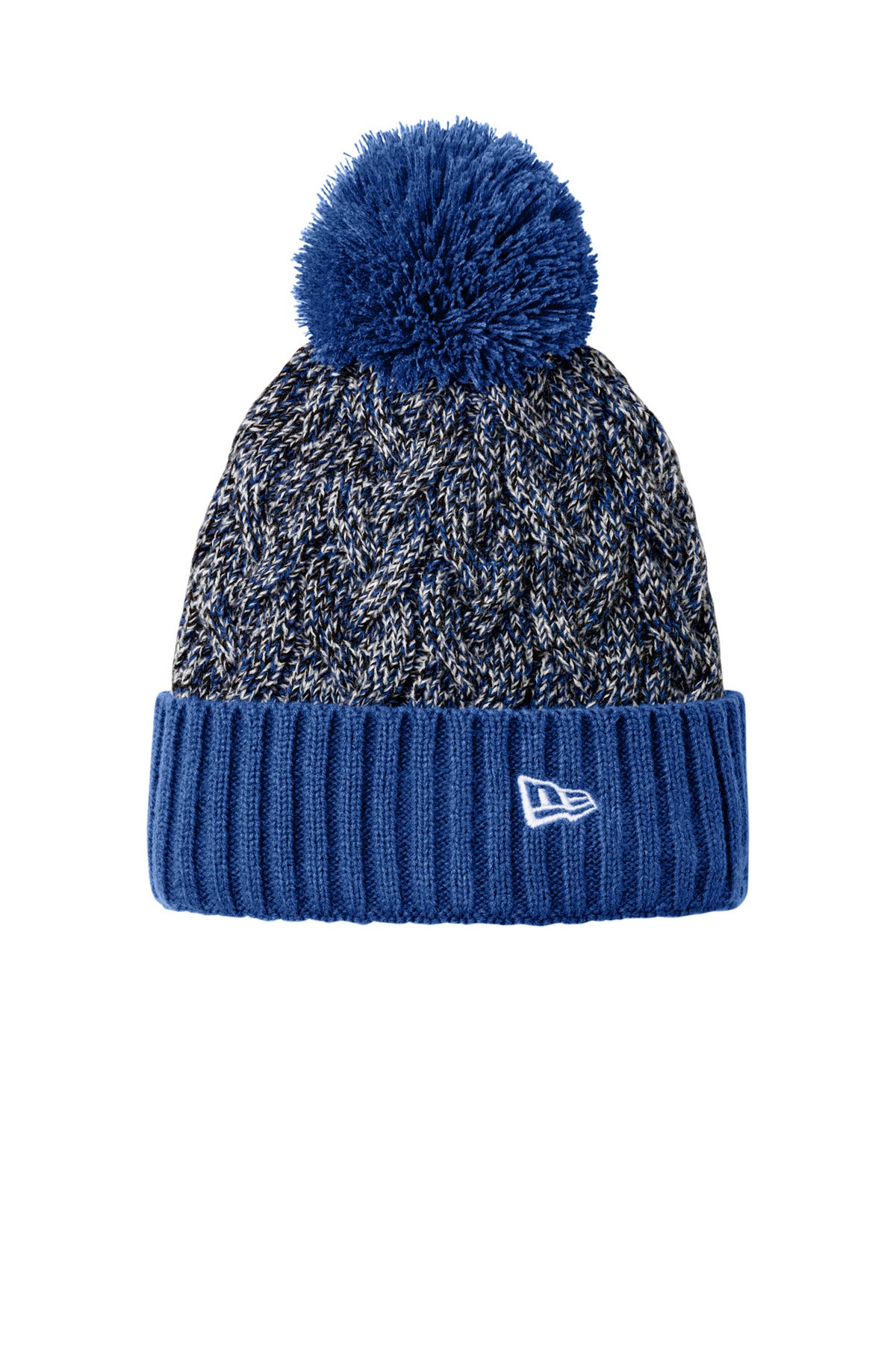 SanMar NE910_royalblackwhite_cap_front.jpg