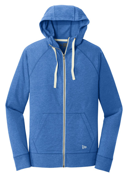 New Era Sueded Cotton Blend Full-Zip Hoodie. NEA122