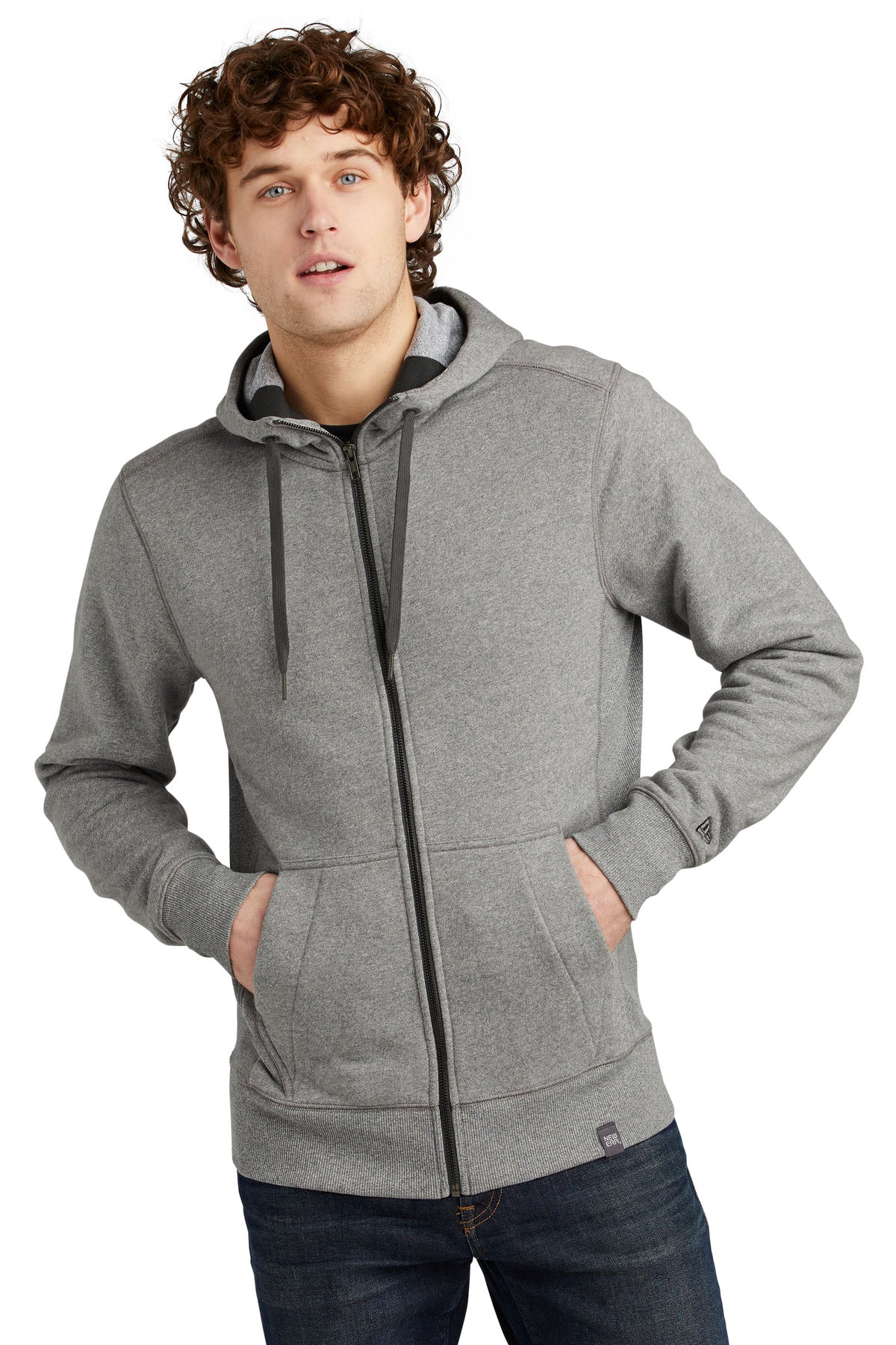 New Era French Terry Full-Zip Hoodie. NEA502