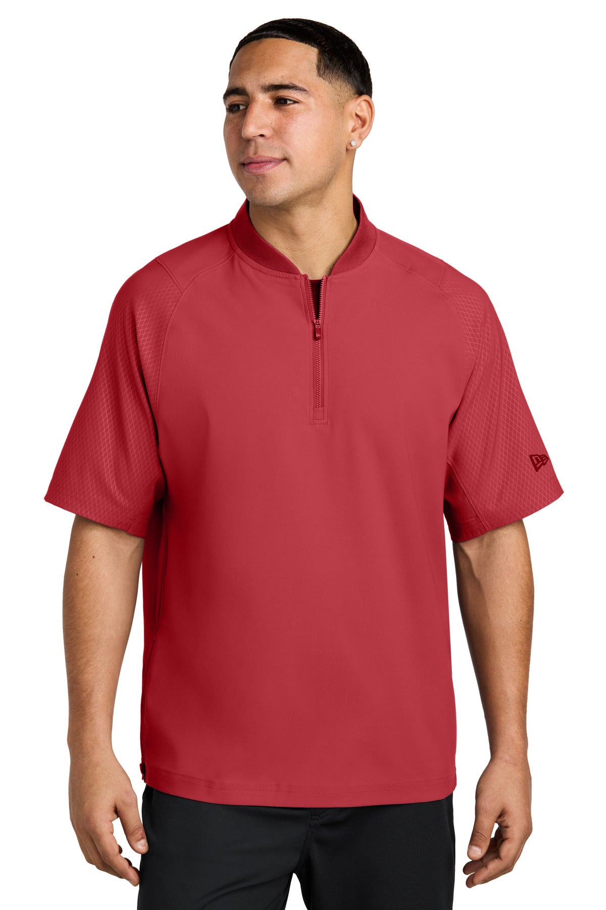 SanMar NEA600_scarlet_model_front.jpg
