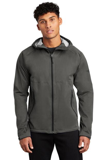 Front View of Asphalt Grey The North Face All-Weather DryVent Stretch Jacket NF0A47FG  - S