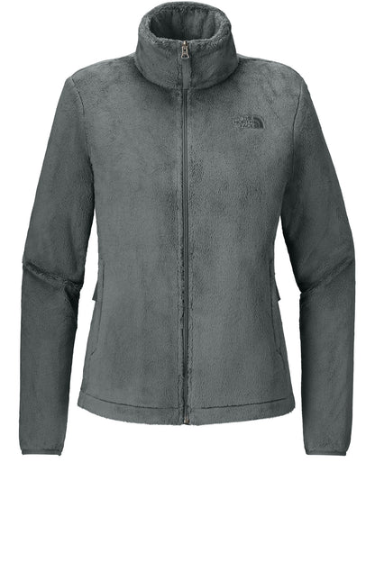 Front View of SmokedPrGy The North Face Women's Osito Fleece Jacket NF0A7UQJ  - S