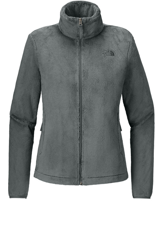 Front View of SmokedPrGy The North Face Women's Osito Fleece Jacket NF0A7UQJ  - S