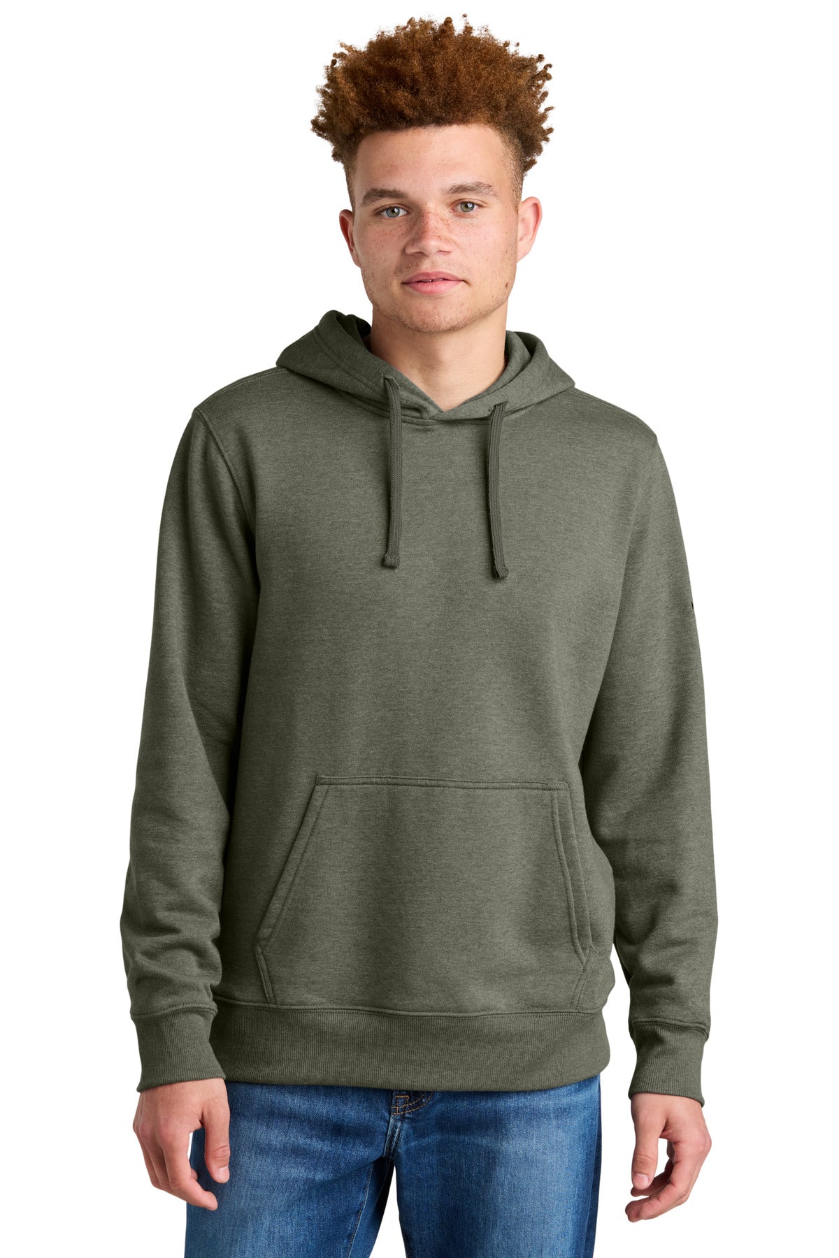 SanMar NF0A8AU0_newtaupegreenheather_model_front.jpg