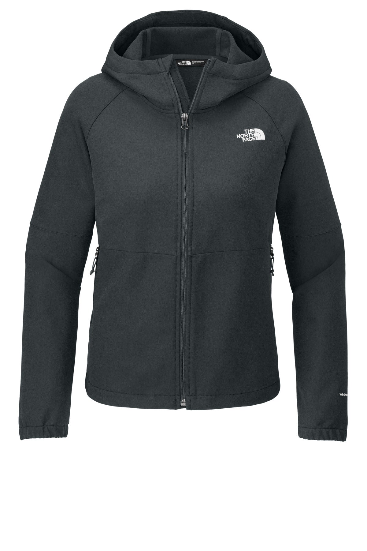 Front View of AsphGyDkH The North Face Women's Barr Lake Hooded Soft Shell Jacket NF0A8BUE  - S