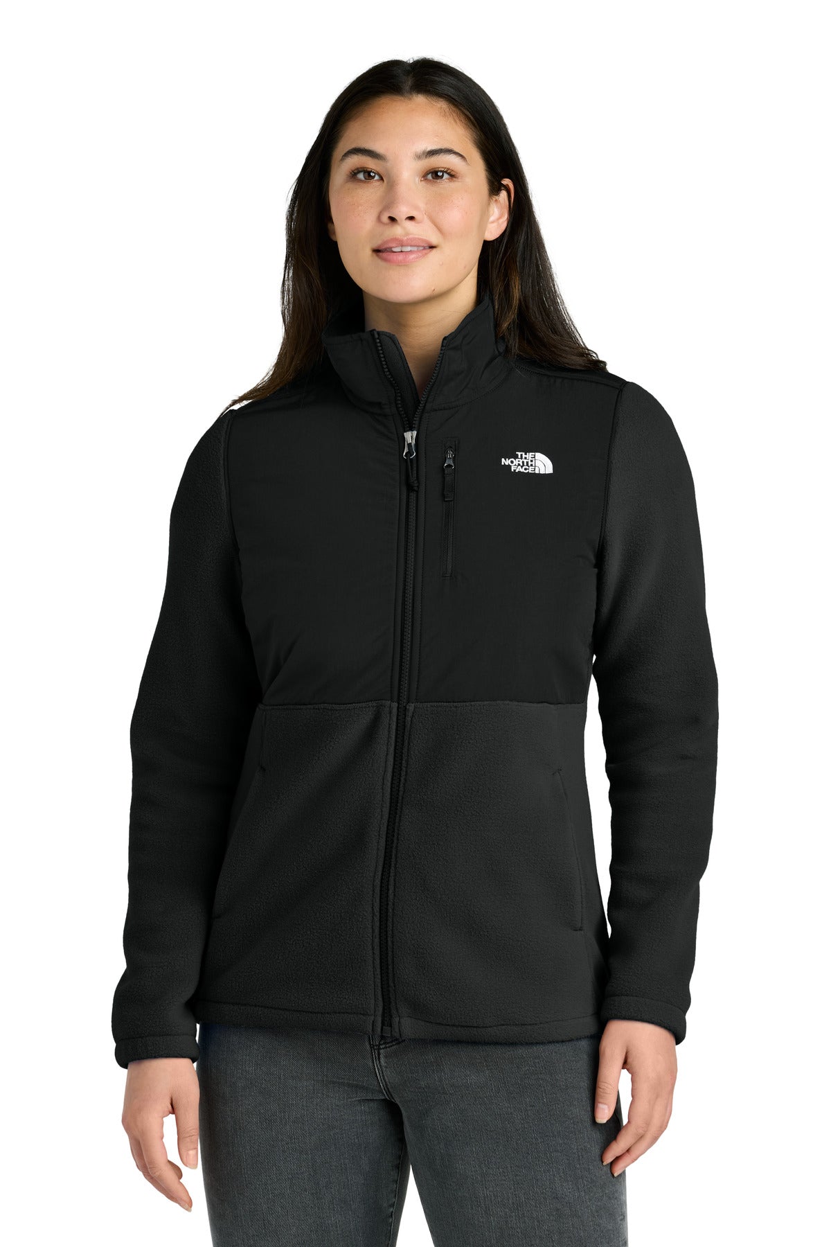 SanMar NF0A8BUR_tnfblack_model_front.jpg
