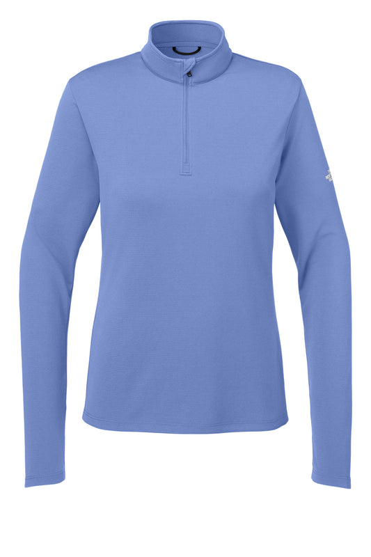 Front View of DpPeriwnkl The North Face Women's Ambition 1/4-Zip NF0A8ENQ  - S