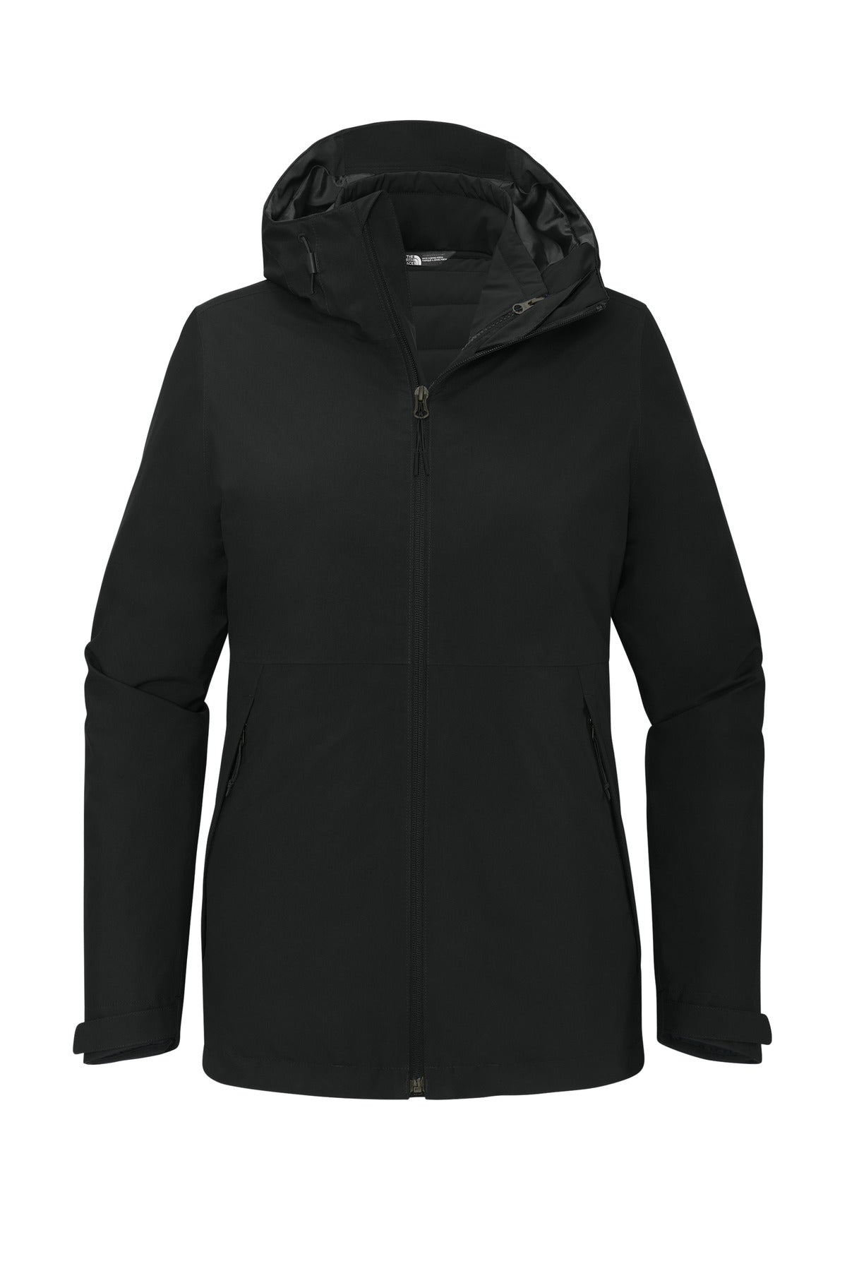 Front View of TNFBlack The North Face Women's Castle Valley Triclimate 3-in-1 Jacket NF0A8FQG  - S