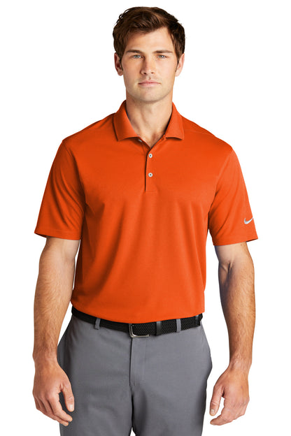 Front View of BrillOrng Nike Dri-FIT Micro Pique 2.0 Polo NKDC1963  - XS
