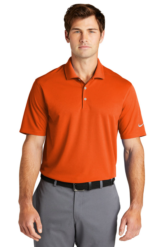 Front View of BrillOrng Nike Dri-FIT Micro Pique 2.0 Polo NKDC1963  - XS