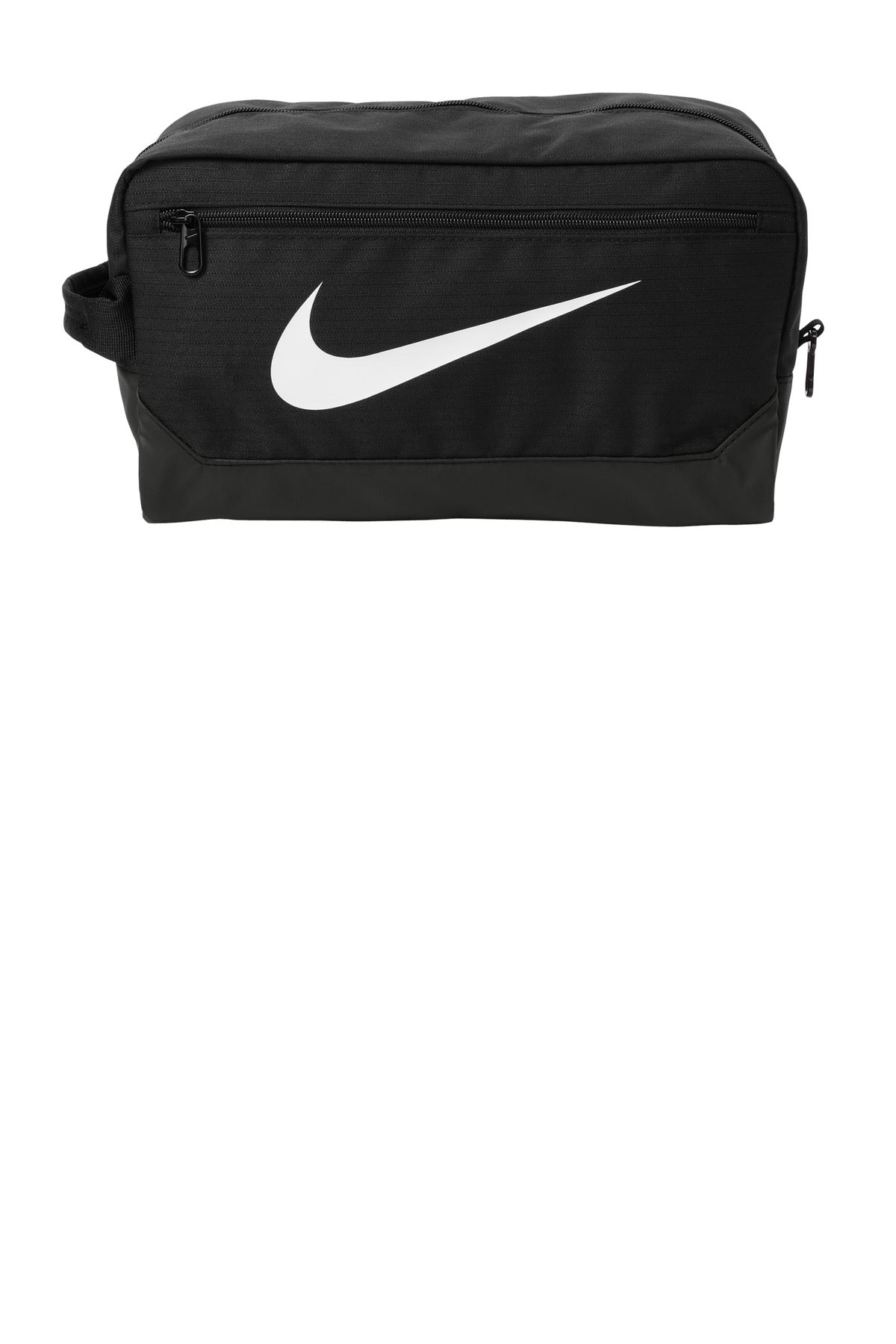 Front View of Black Nike Brasilia Modular Tote NKDM3982