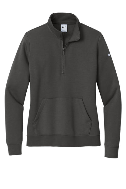 Nike Women's Club Fleece Sleeve Swoosh 1/2-Zip NKDX6720