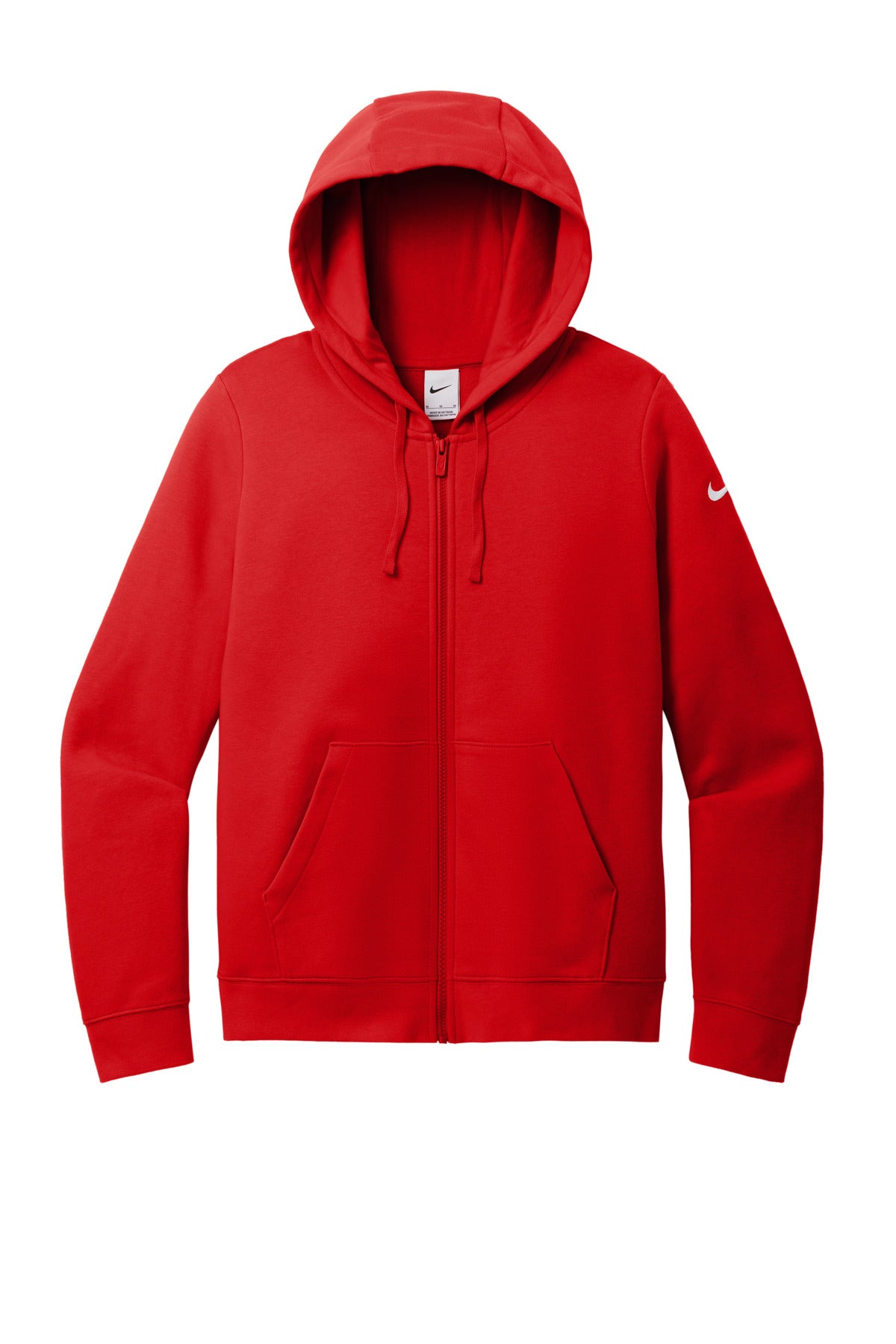 Nike Women's Club Fleece Sleeve Swoosh Full-Zip Hoodie NKFD9890