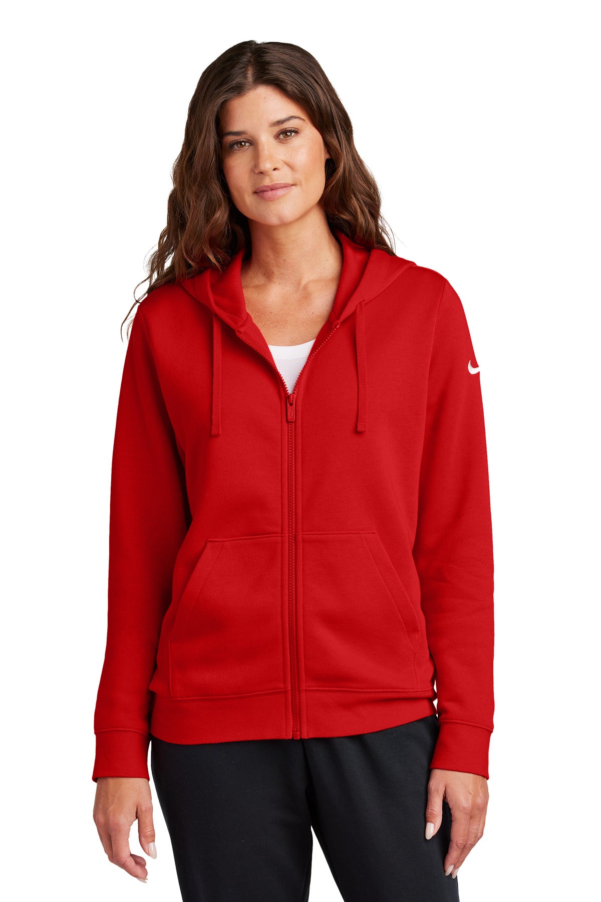 SanMar NKFD9890_UNIVERSITYRED_Model_Front.jpg