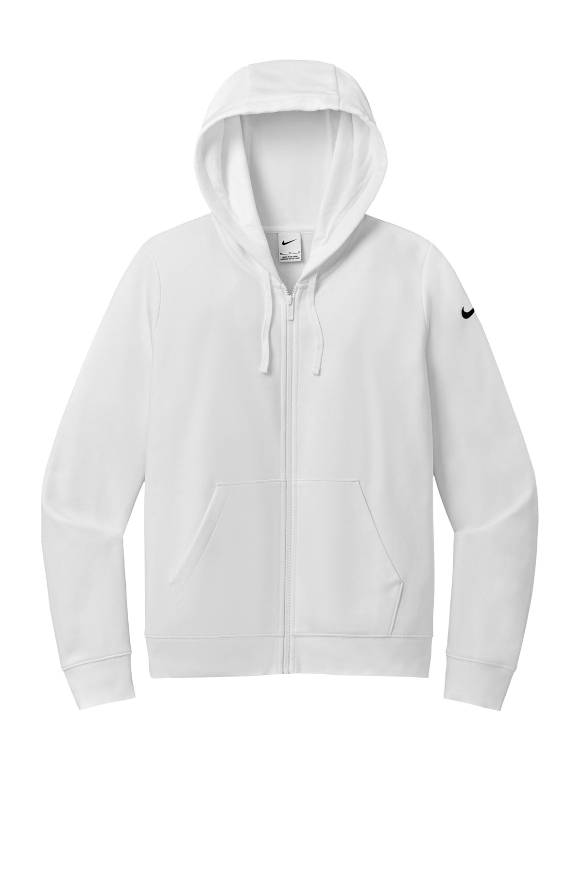 Nike Women's Club Fleece Sleeve Swoosh Full-Zip Hoodie NKFD9890