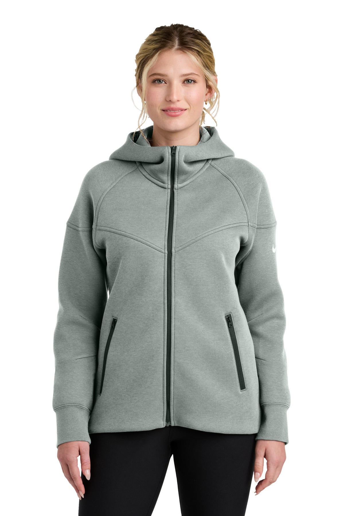 SanMar NKFQ4798_darkgreyheather_model_front.jpg