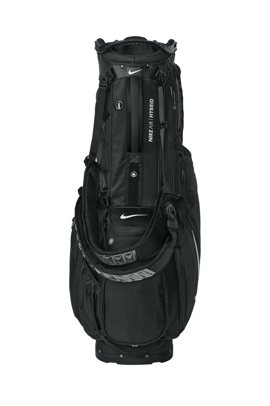 Front View of Black Nike Air Hybrid 2 Golf Bag NKN1003478