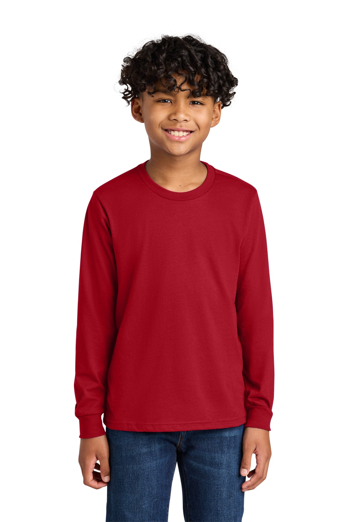 Next Level Apparel Youth Cotton Long Sleeve Tee NL3311
