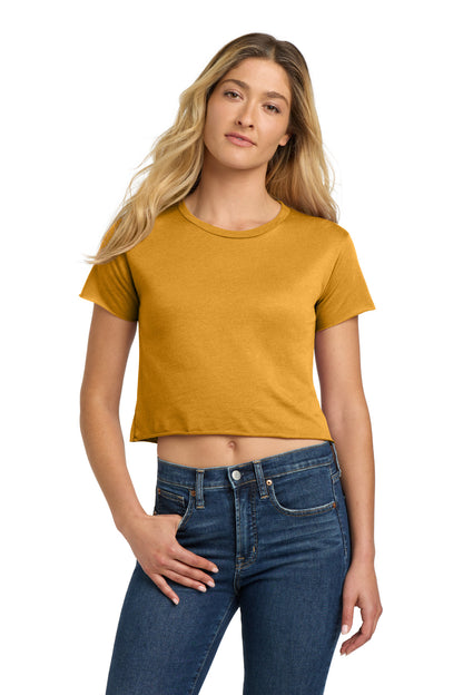 Front View of AntqGold Next Level Apparel Women's Festival Cali Crop Tee. NL5080  - XS