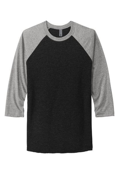 Next Level Apparel Adult Tri-Blend 3/4-Sleeve Raglan Tee. NL6051