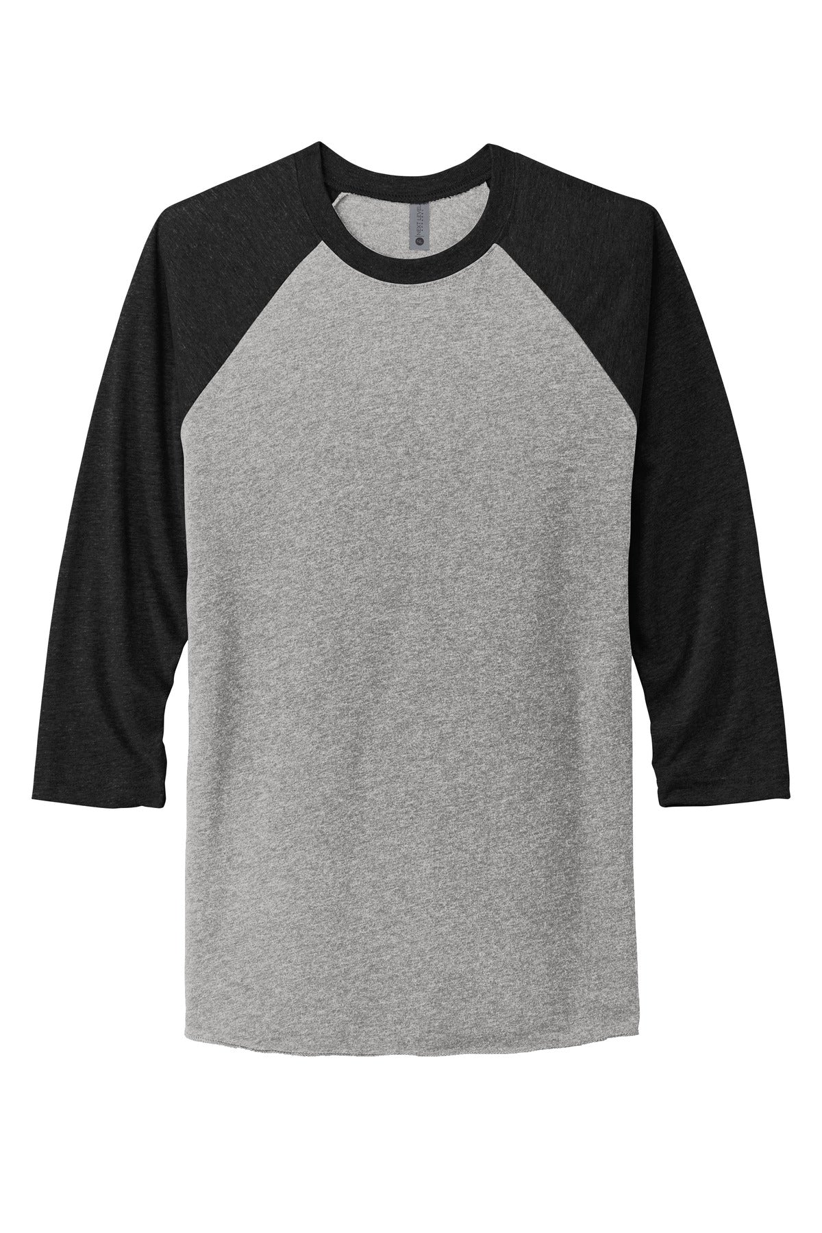 Next Level Apparel Adult Tri-Blend 3/4-Sleeve Raglan Tee. NL6051