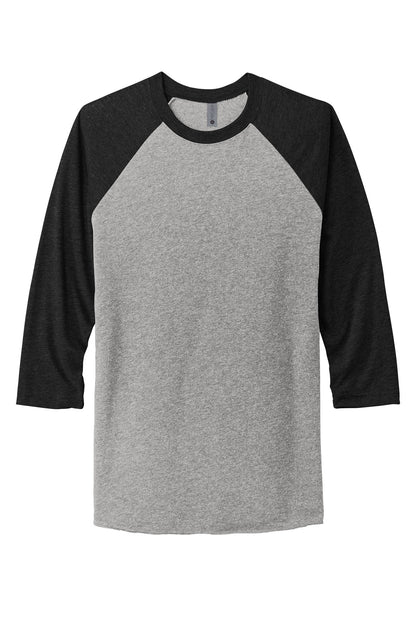 Next Level Apparel Adult Tri-Blend 3/4-Sleeve Raglan Tee. NL6051