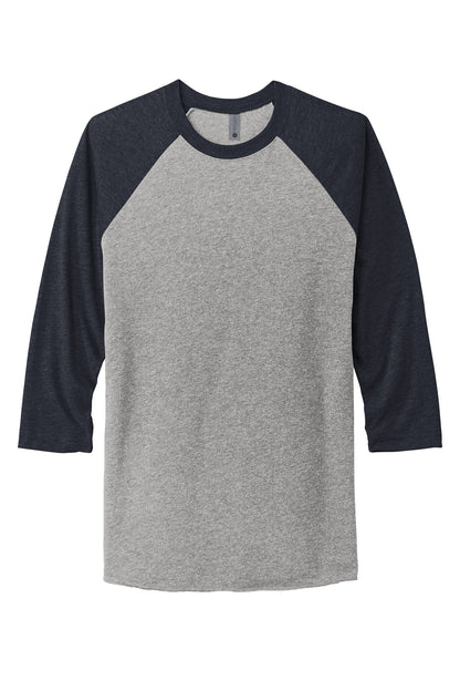 Next Level Apparel Adult Tri-Blend 3/4-Sleeve Raglan Tee. NL6051