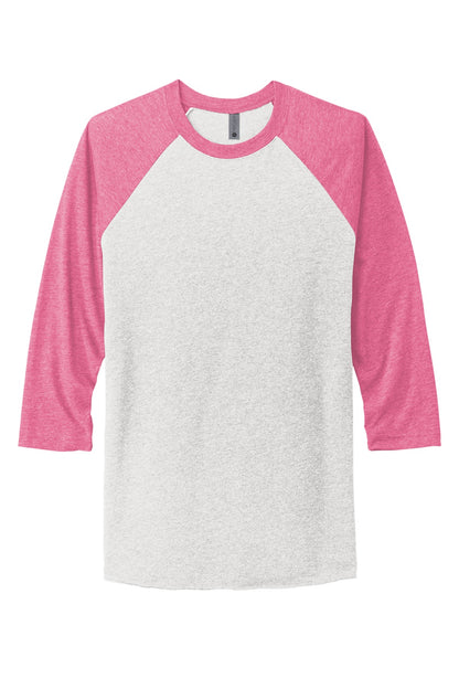 Next Level Apparel Adult Tri-Blend 3/4-Sleeve Raglan Tee. NL6051