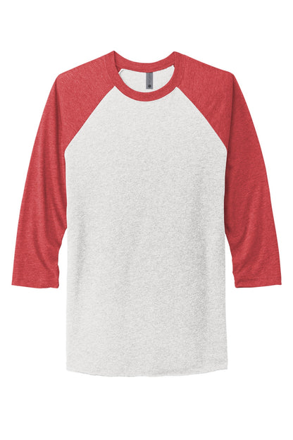 Next Level Apparel Adult Tri-Blend 3/4-Sleeve Raglan Tee. NL6051