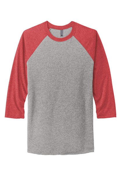 Next Level Apparel Adult Tri-Blend 3/4-Sleeve Raglan Tee. NL6051