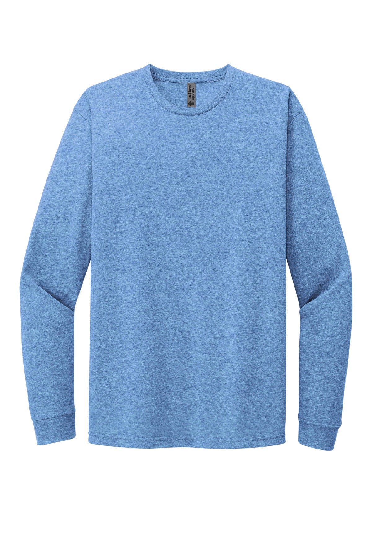 SanMar NL6211_heathercolumbiablue_flat_front.jpg?v=1762276816