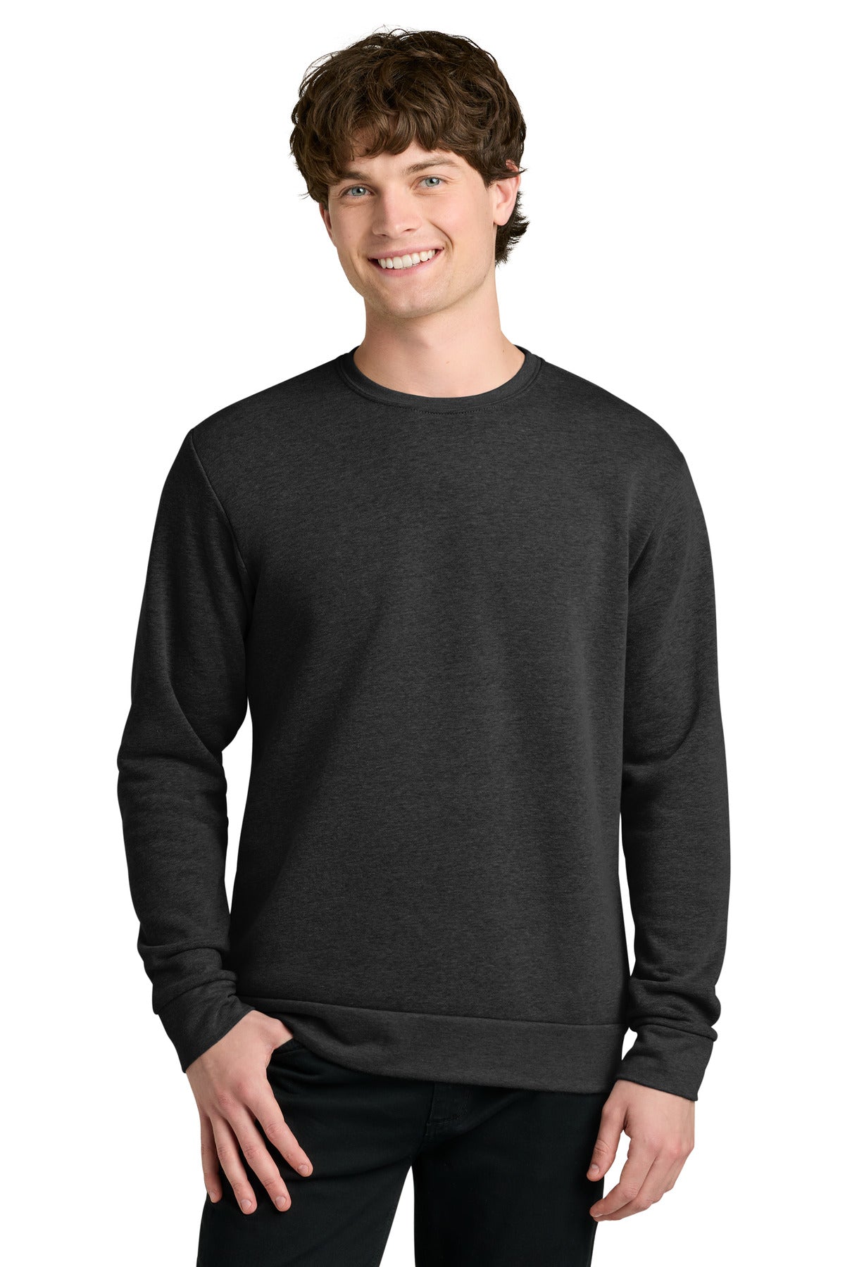 SanMar NL9002_heatherblack_model_front.jpg