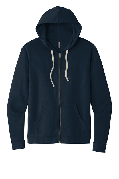 Next Level Apparel Adult Santa Barbara Zip Hoodie. NL9602