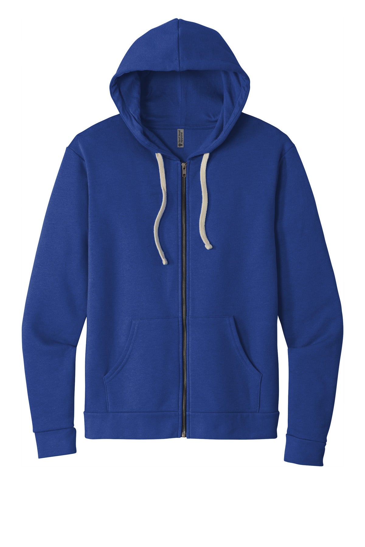 Next Level Apparel Adult Santa Barbara Zip Hoodie. NL9602