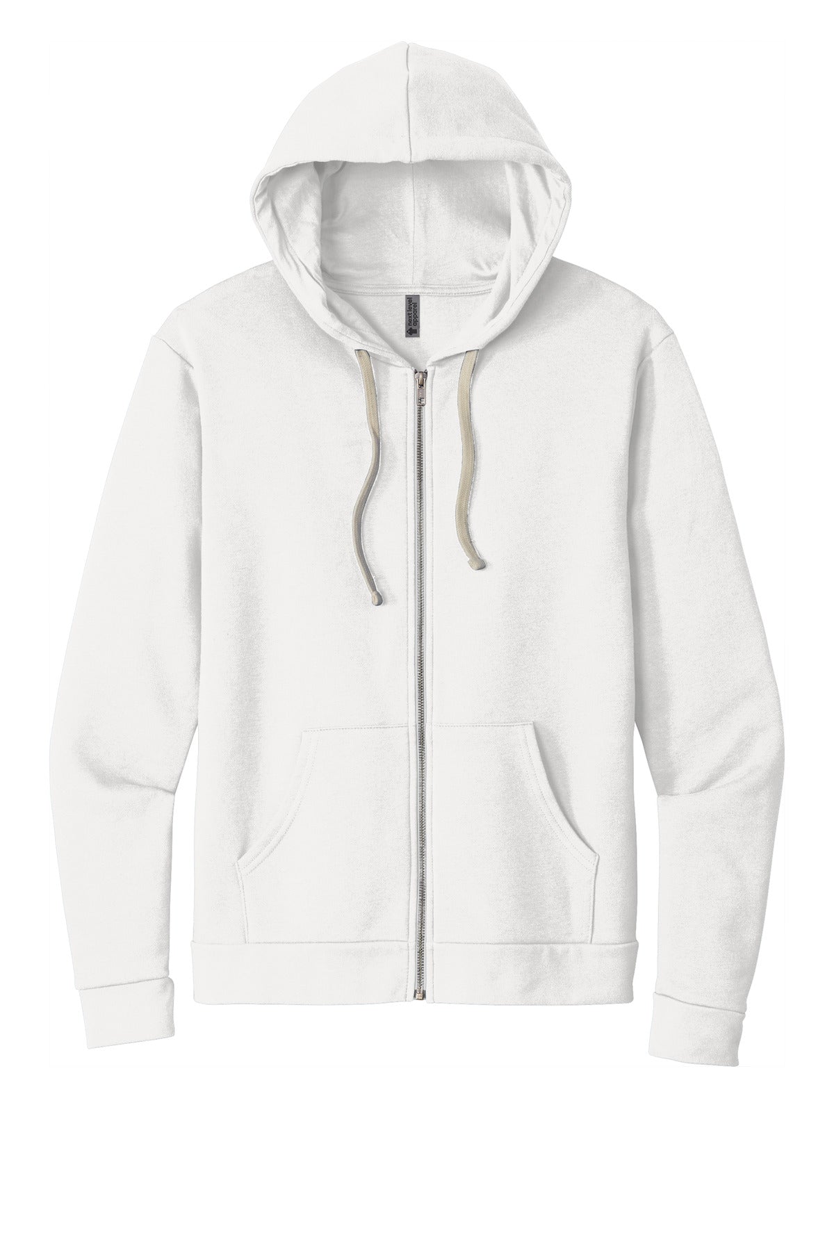 Next Level Apparel Adult Santa Barbara Zip Hoodie. NL9602