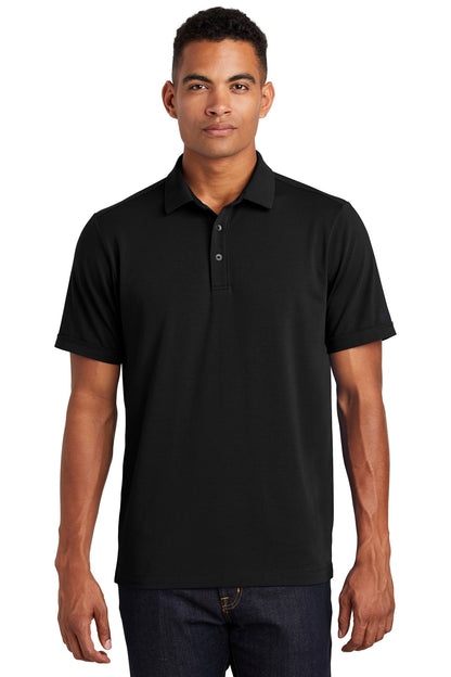 Front View of Blacktop OGIO Limit Polo. OG138  - XS