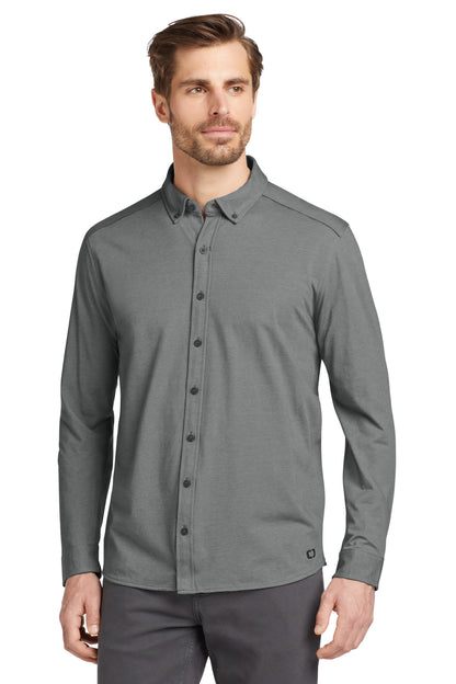OGIO Code Stretch Long Sleeve Button-Up. OG145
