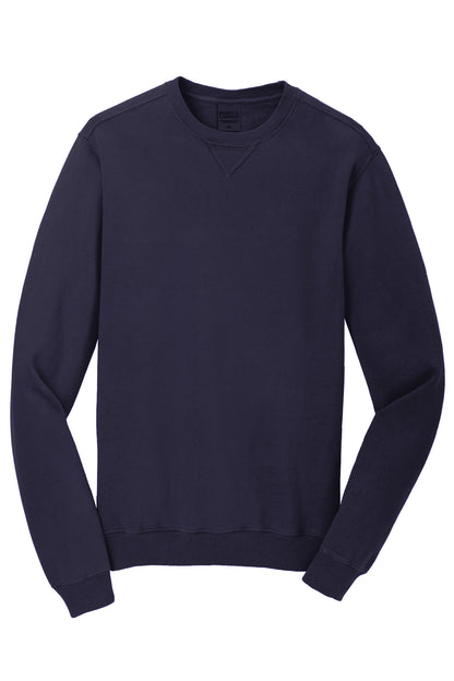 Port & Co Beach Wash Garment-Dyed Crewneck Sweatshirt PC098