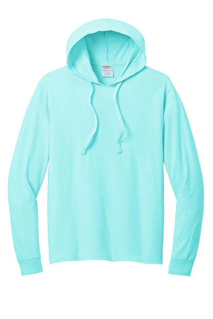 Port & Co Beach Wash Garment-Dyed Pullover Hooded Tee PC099H