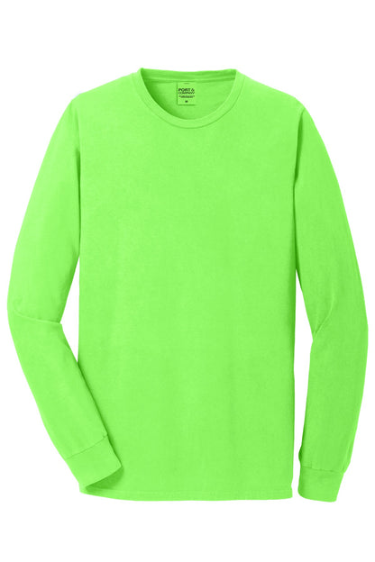Port & Co Beach Wash Garment-Dyed Long Sleeve Tee PC099LS
