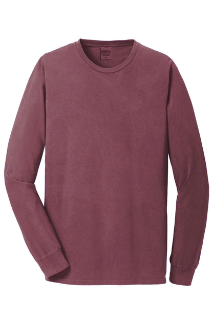 Port & Co Beach Wash Garment-Dyed Long Sleeve Tee PC099LS