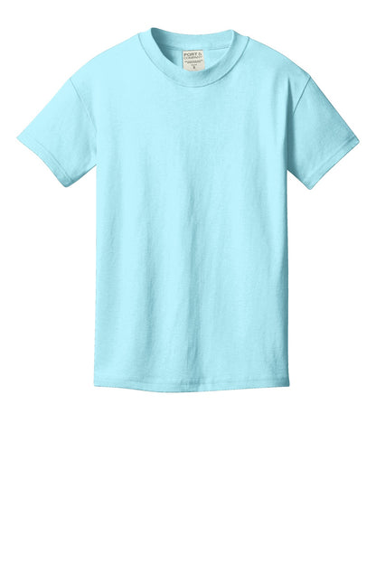 Port & Co Youth Beach Wash Garment-Dyed Tee. PC099Y