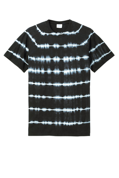 Port & Co Allover Stripe Tie-Dye Tee PC142