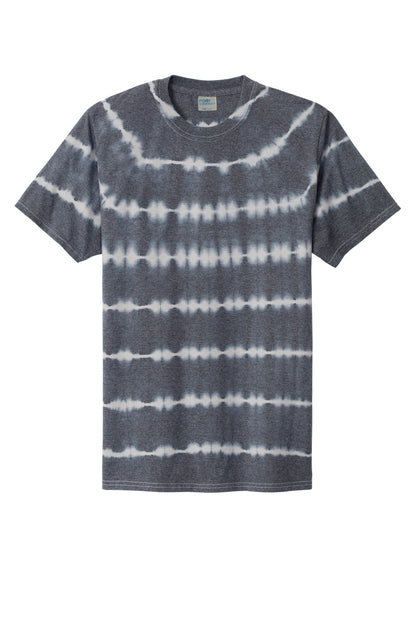 Port & Co Allover Stripe Tie-Dye Tee PC142