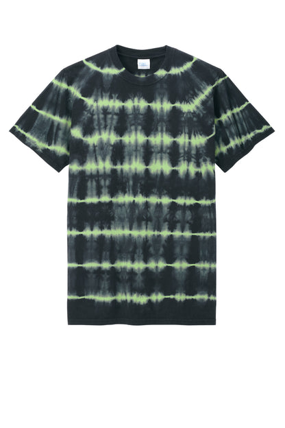 Port & Co Allover Stripe Tie-Dye Tee PC142